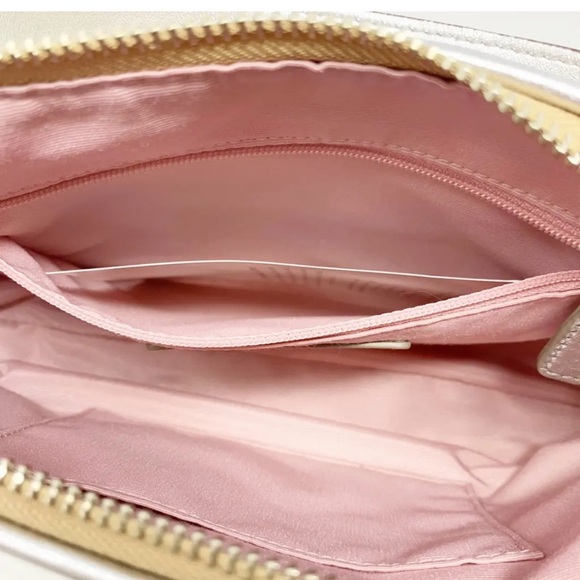 COACH Signature Stripe Multicolor Medium Size
Bag, Leather and Canvas #F17428 - Picture 8 of 12